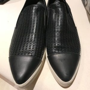 Vince Black Woven Flats